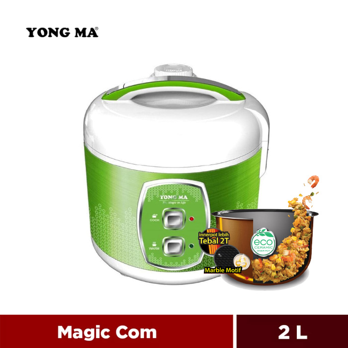 Yong Ma MagicCom Rice Cooker 2L - YMC701 / SMC7013 - Hijau